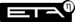 ETA Logo SANS slogan en noir et blanc/2c